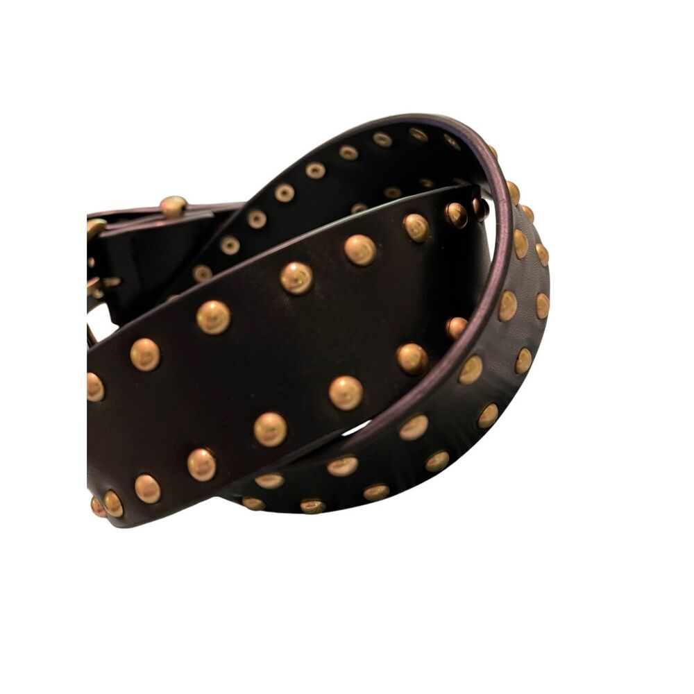 Good American Vegan Wide Studded Belt size S/M - Picture 5 of 10